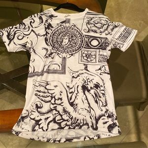 White black versace collection t shirt. Worn about 5 times.